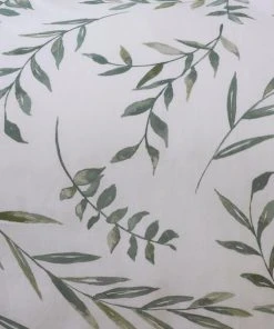 Dunelm Lara Leaf Anti-Allergy 100% Cotton Green Duvet Cover And Pillowcase Set 8 Dunelm Lara Leaf Anti-Allergy 100% Cotton Green Duvet Cover And Pillowcase Set -Dunelm-shop 30807840 alt02