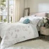 Holly Willoughby Nia Floral Pastel Cotton Duvet Cover And Pillowcase Set