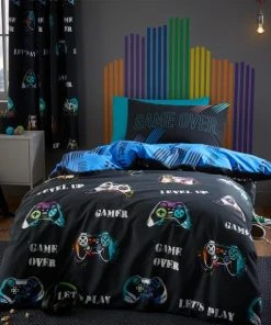 Catherine Lansfield Game Over Duvet Cover And Pillowcase Set