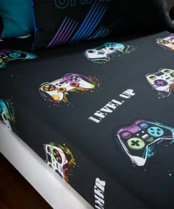 Catherine Lansfield Game Over 25cm Fitted Sheet