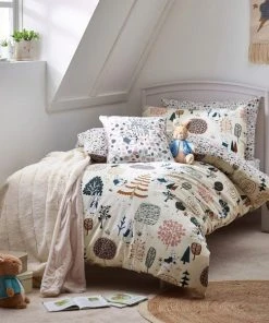 Peter Rabbitâ„¢ Scandi Woods Natural Duvet Cover And Pillowcase Set