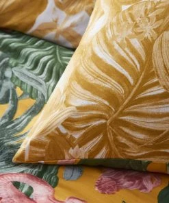 Furn. Medinilla Mustard Duvet Cover & Pillowcase Set -Dunelm-shop 30824154 alt03