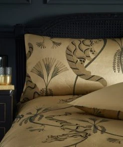 Paoletti Moondusk Gold Duvet Cover & Pillowcase Set 6 Paoletti Moondusk Gold Duvet Cover & Pillowcase Set -Dunelm-shop 30824165 alt02