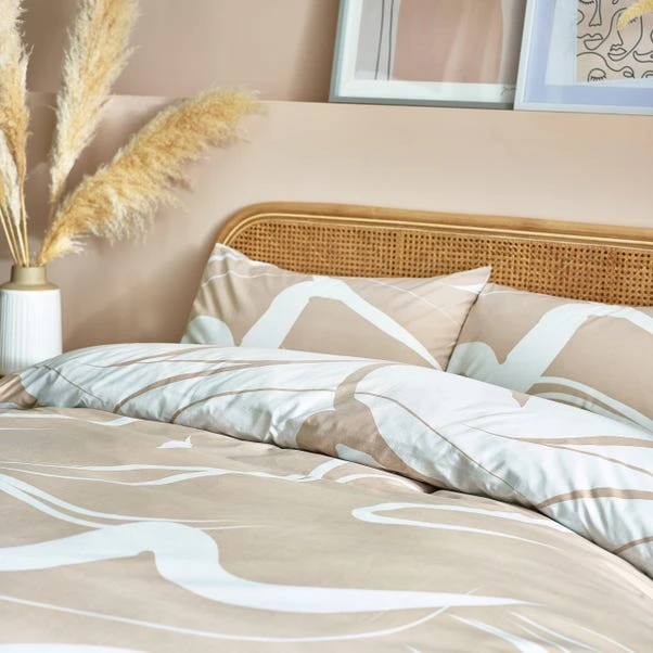 Furn. Sinarama Natural Duvet Cover & Pillowcase Set 4 Furn. Sinarama Natural Duvet Cover & Pillowcase Set - Image 4