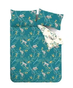 Catherine Lansfield Tropic Monkey Duvet Cover & Pillowcase Set -Dunelm-shop 30828919 alt04