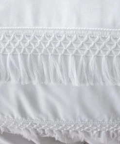 Pineapple Elephant Izmir Tassel 100% Cotton Duvet Cover & Pillowcase Set -Dunelm-shop 30828939 alt03