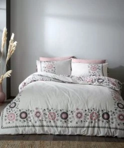 Pineapple Elephant Hana 100% Cotton Duvet Cover & Pillowcase Set