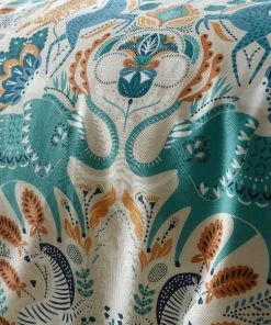 Pineapple Elephant Carnival Ani 100% Cotton Duvet Cover & Pillowcase Set -Dunelm-shop 30828946 alt03