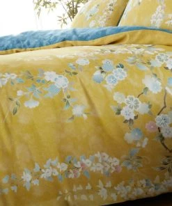 Hyperion Interiors Kohana Flower 100% Cotton Duvet Cover & Pillowcase Set -Dunelm-shop 30828954 alt02