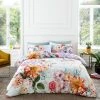 Hyperion Interiors Amaranth Floral 100% Cotton Duvet Cover & Pillowcase Set