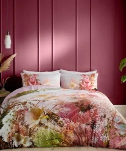 Hyperion Interiors Florence 100% Cotton Duvet Cover & Pillowcase Set